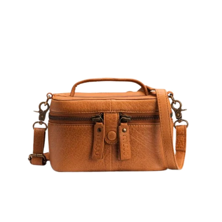 MUUD Lexi Mini Project Bag - bőr kézimunka táska - kötéshez, horgoláshoz - 01