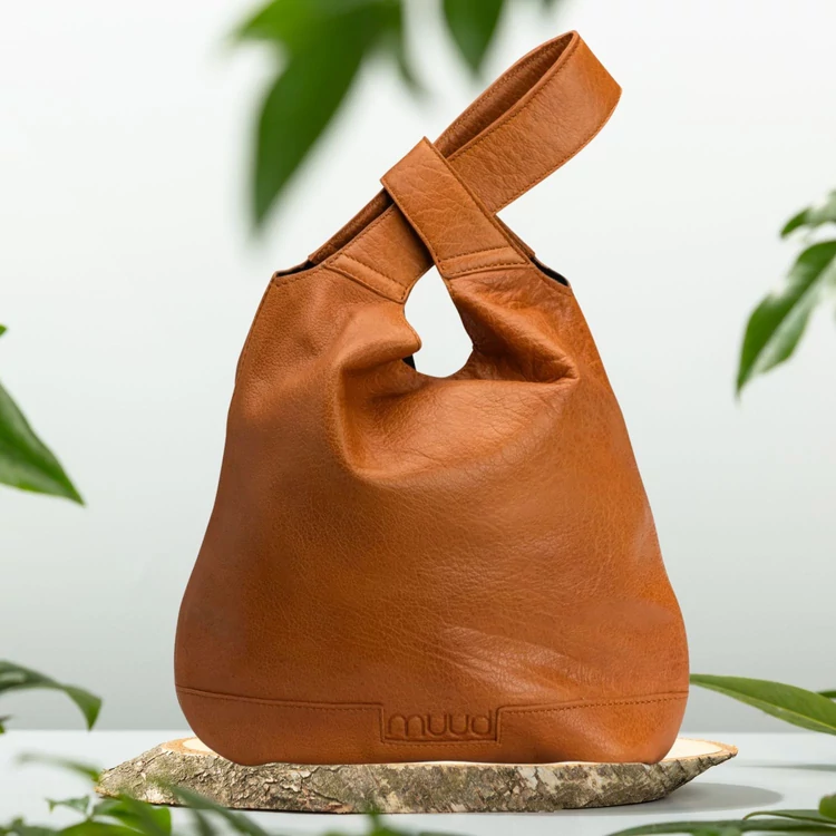 MUUD Dzana Project Bag - bőr kézimunka táska - kötéshez, horgoláshoz