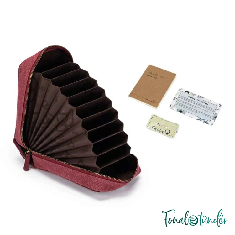 Della Q Circular Needle Case - Orange - Körkötőtű Tartó Táska - Narancssárga - 04