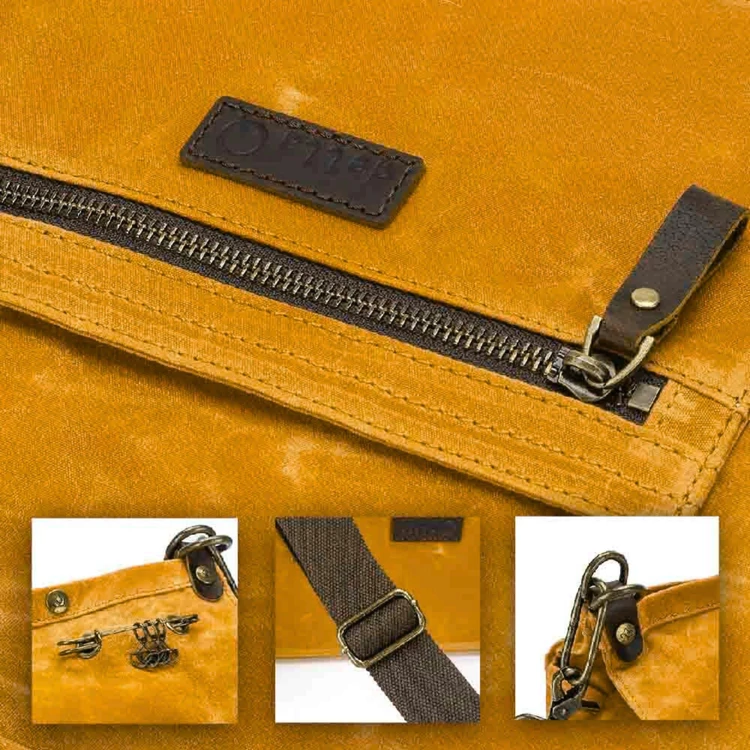 Della Q - 3-in-1 Makers Bag Mustard - Fonaltartó Táska - mustársárga