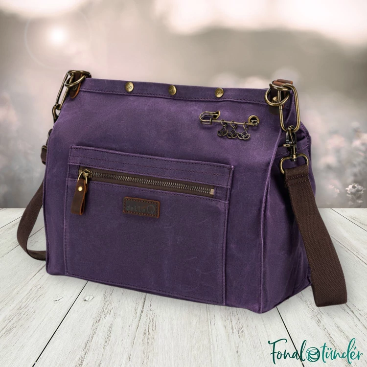Della Q 3-in-1 Makers Bag Purple - Fonaltartó Táska - sötétlila