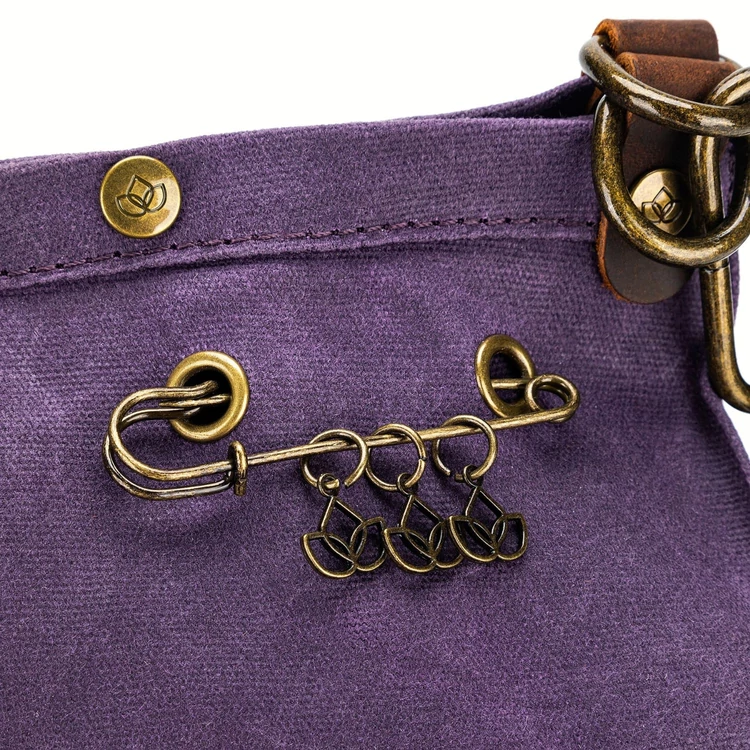 Della Q 3-in-1 Makers Bag Purple - Fonaltartó Táska - sötétlila