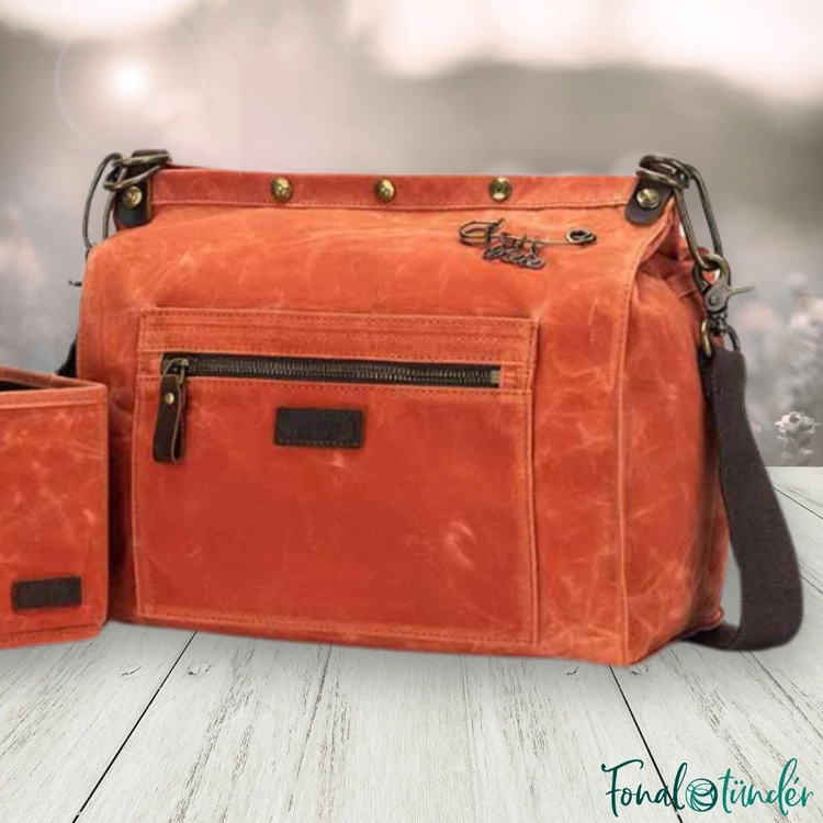 Della Q 3-in-1 Makers Bag Orange - Fonaltartó Táska - narancssárga