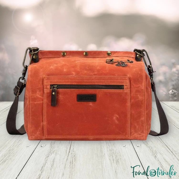 Della Q 3-in-1 Makers Bag Orange - Fonaltartó Táska - narancssárga