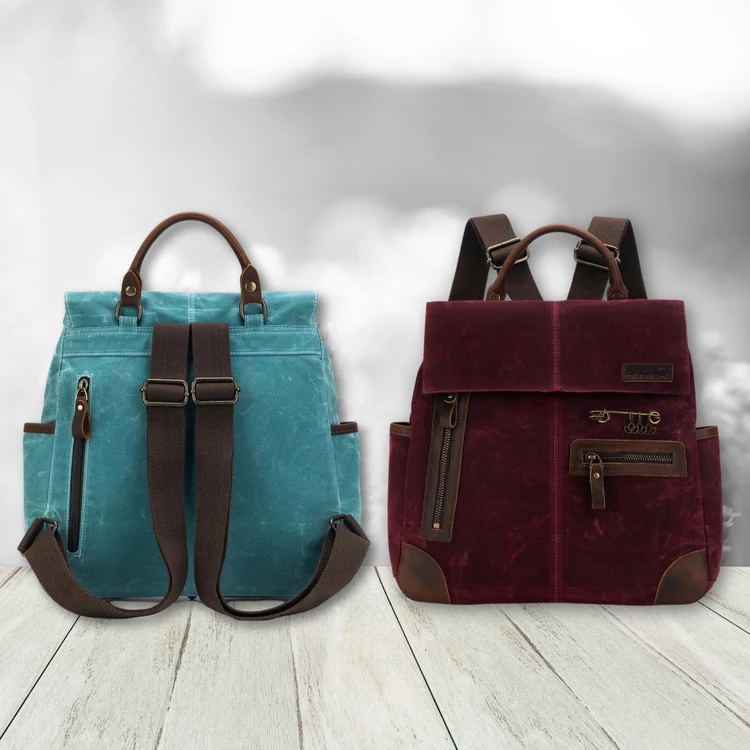 Della Q 3-in-1 Makers backpack Midi - Red - Fonaltartó Táska - sötétpiros