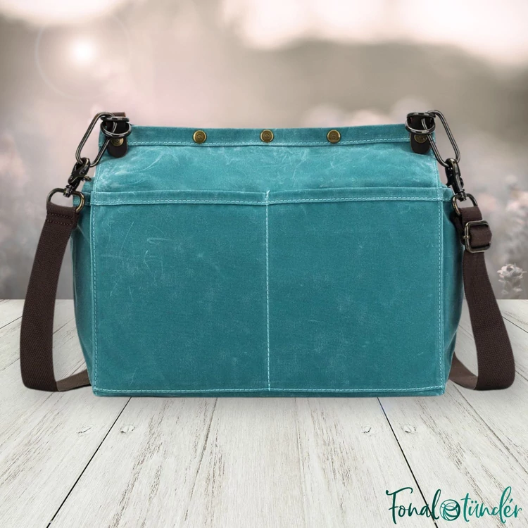 Della Q 3-in-1 Makers Bag Teal - Fonaltartó Táska - Türkiz kék