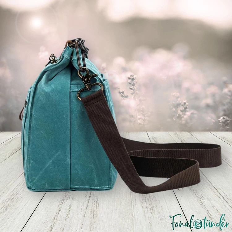 Della Q 3-in-1 Makers Bag Teal - Fonaltartó Táska - Türkiz kék