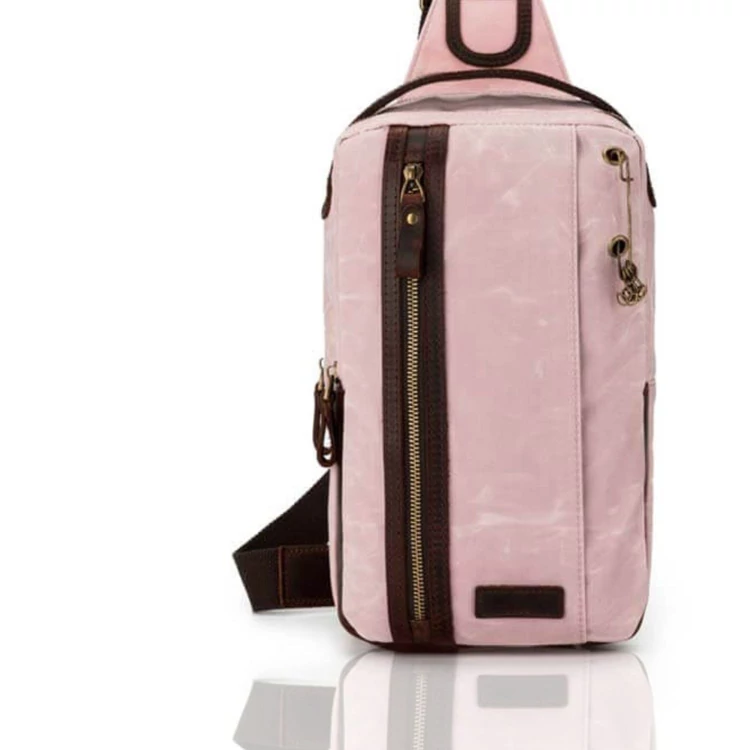 Della Q Mini Messenger Bag - Light Pink - Fonaltartó Válltáska - Világos Rózsaszín