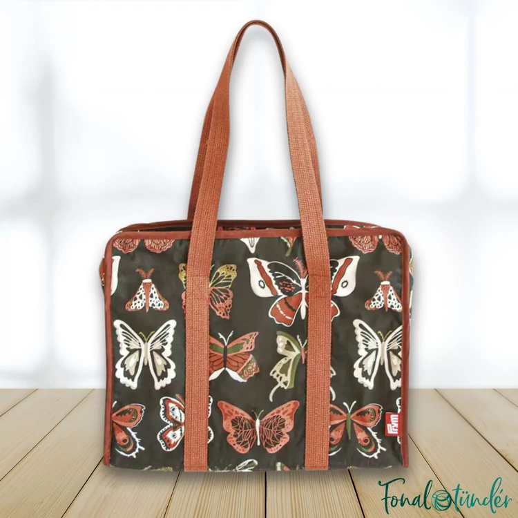 Prym All-in-One Bag - Butterfly project bag - kötős horgolós projekt táska