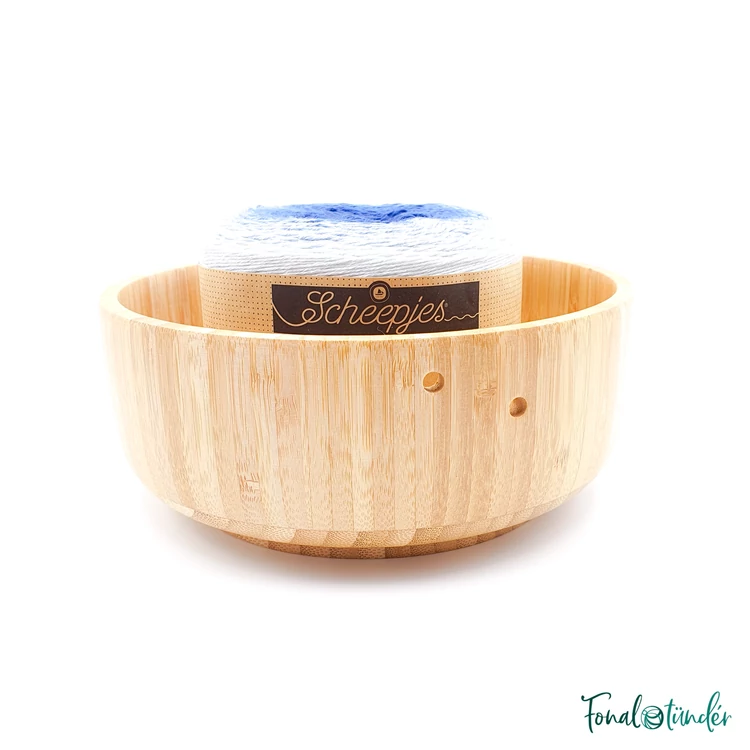 Bambusz Fonaltartó Tál - Bamboo Yarn Bowl - 19cm