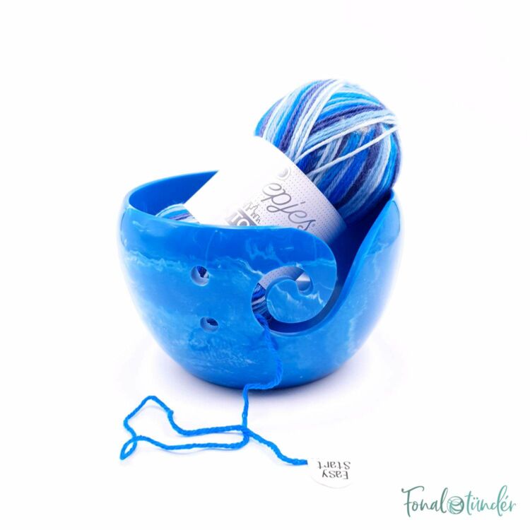 Scheepjes Kék Fonaltartó Tál - Blue Yarn Bowl - 13cm