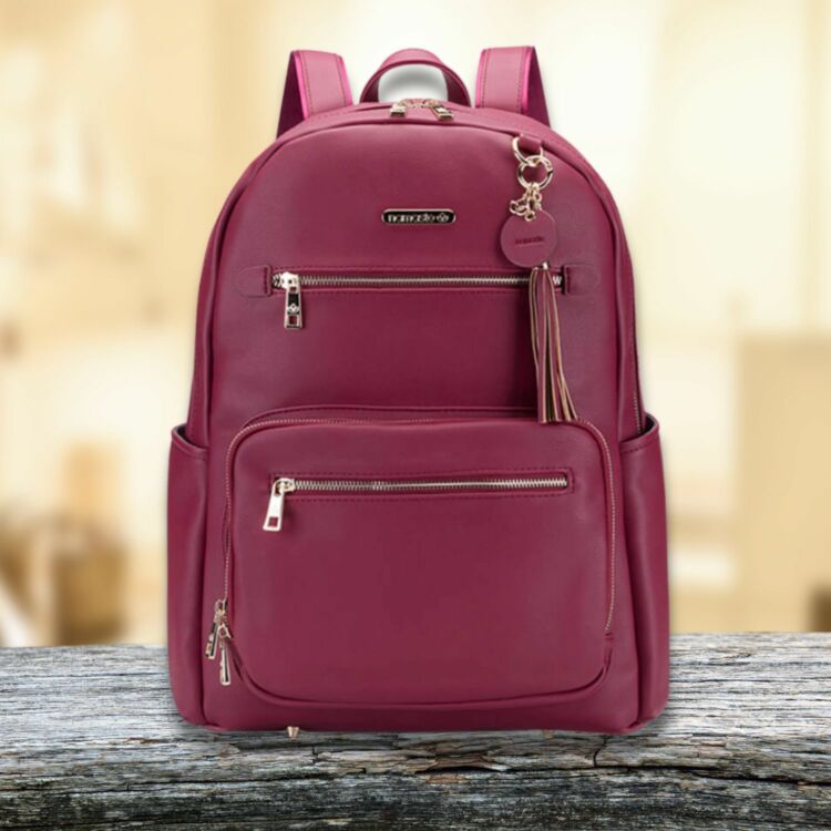 Namaste Makers Backpack - Luxus Fonaltartó Hátizsák - raspberry - málnapiros