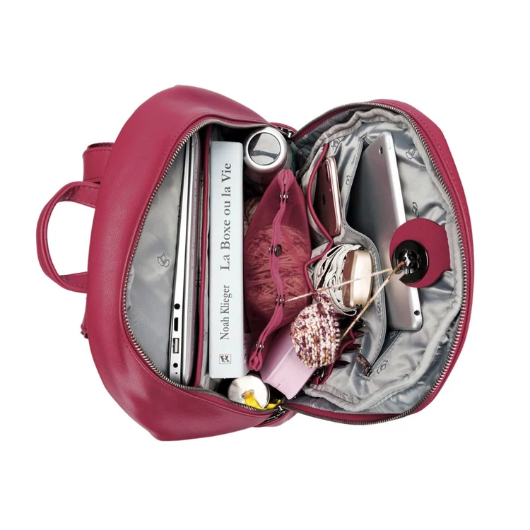 Namaste Makers Backpack - Luxus Fonaltartó Hátizsák - raspberry - málnapiros - 05