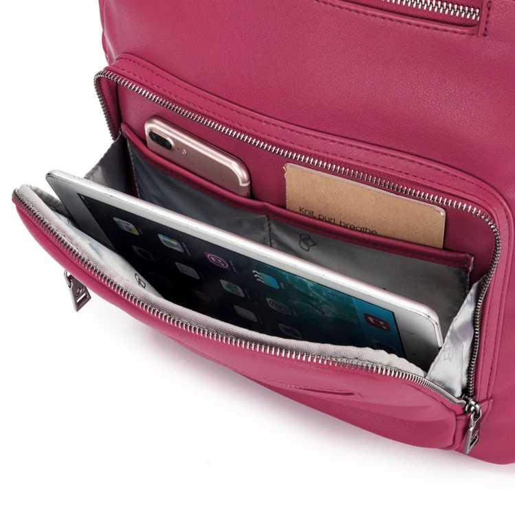 Namaste Makers Backpack - Luxus Fonaltartó Hátizsák - raspberry - málnapiros - 06