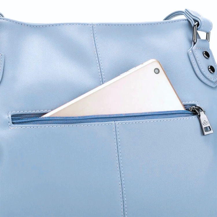 Namaste Shoulder Makers bag - Slate-blue - Luxus Projekt válltáska - palakék