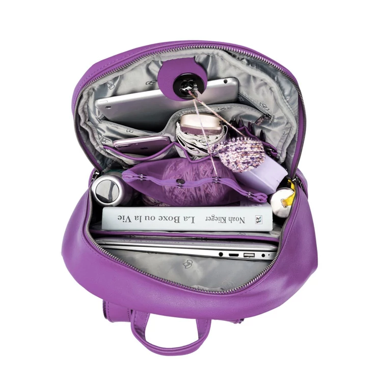 Namaste Makers Backpack - Luxus Fonaltartó Hátizsák - purple - lila - 06