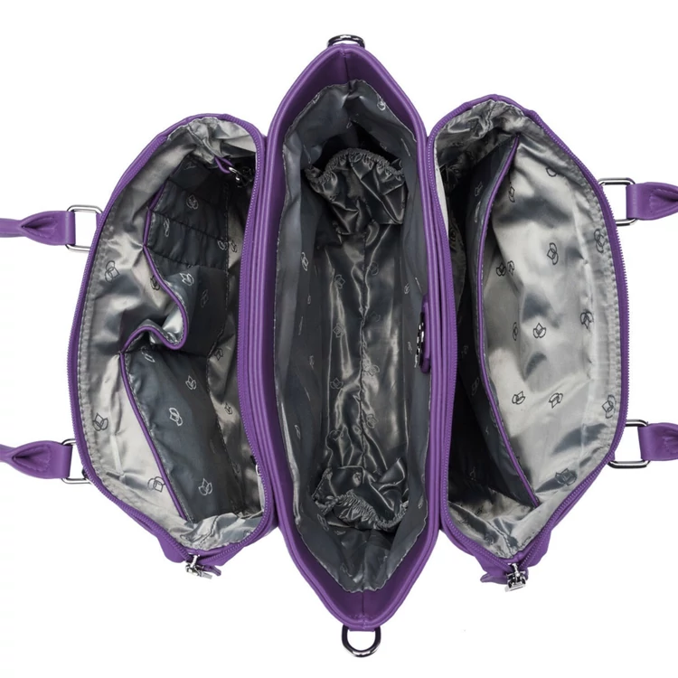 Namaste Satchel - Purple Makers bag - Luxus Projekt táska - lila