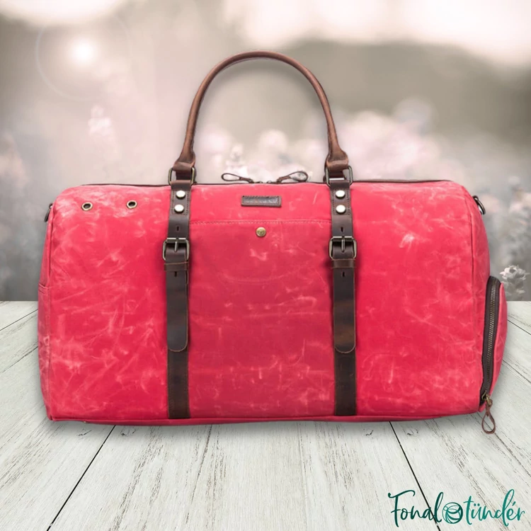 Della Q Weekender Bag - Salmon - Fonaltartó utazótáska - lazacszín