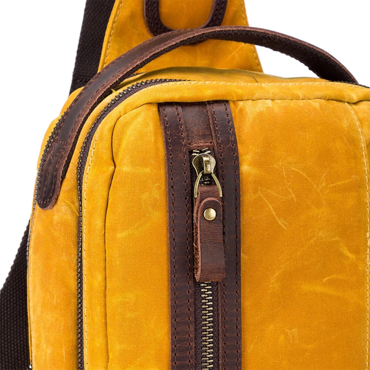 Della Q Mini Messenger Bag Mustard - Fonaltartó Válltáska - Mustársárga - 02