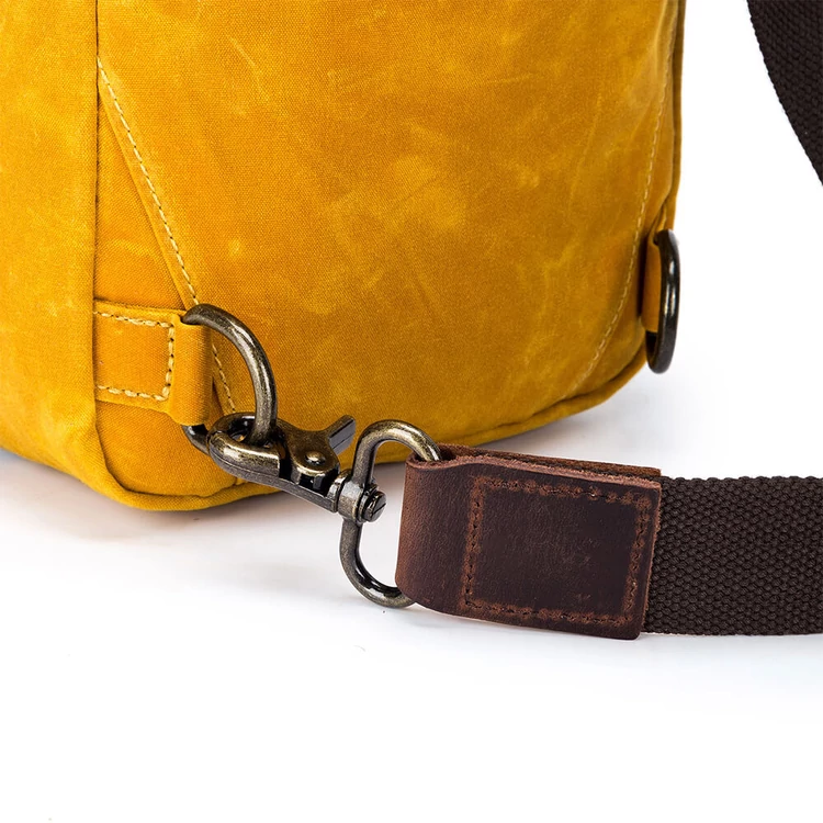Della Q Mini Messenger Bag Mustard - Fonaltartó Válltáska - Mustársárga - 06