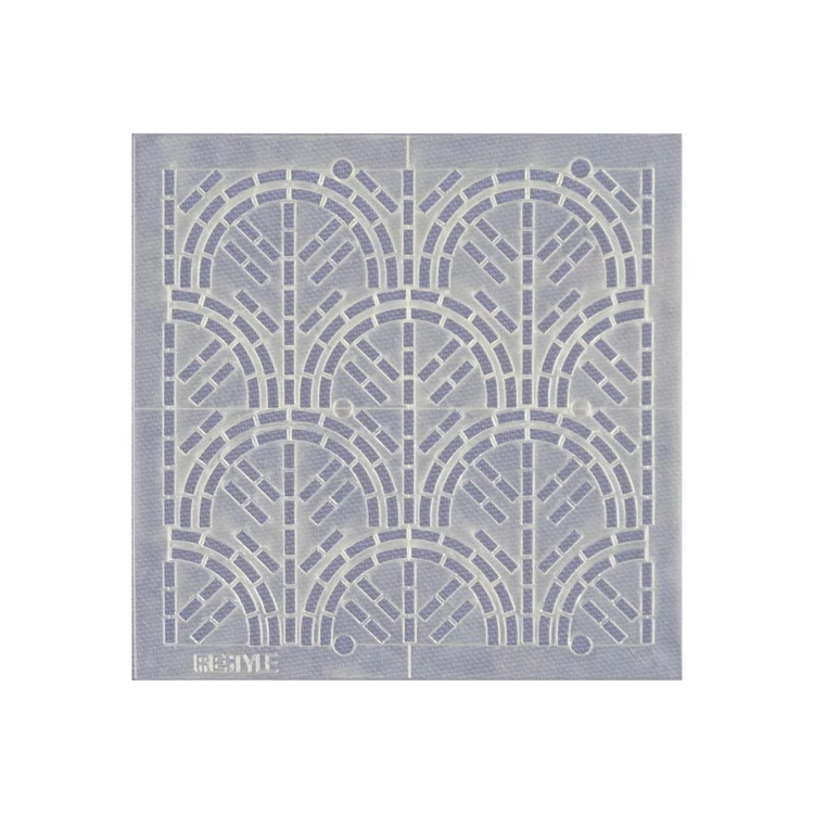 Restyle Sashiko Template Waves - sashiko hímzés sablon - Hullámok