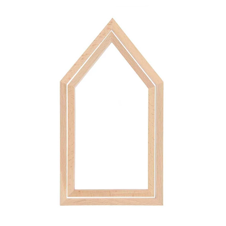 Decorative embroidery frame - House - M size - Ház alalakú hízés díszkeret