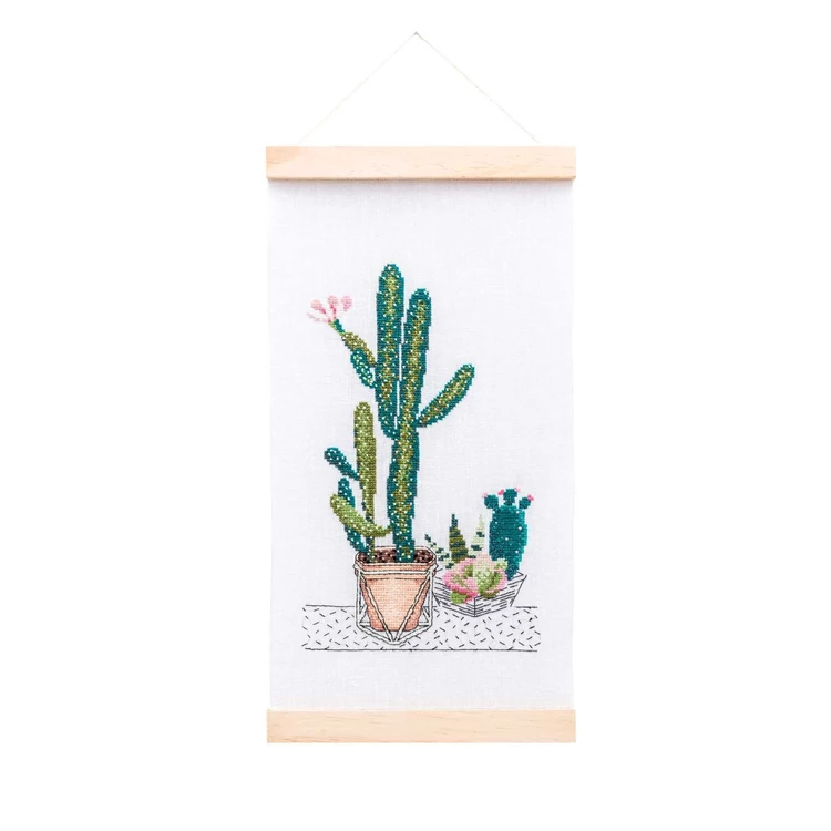 Rico poster hanging rail - for embroidery - poszter akasztó fa sín - hímzésekhez -20cm