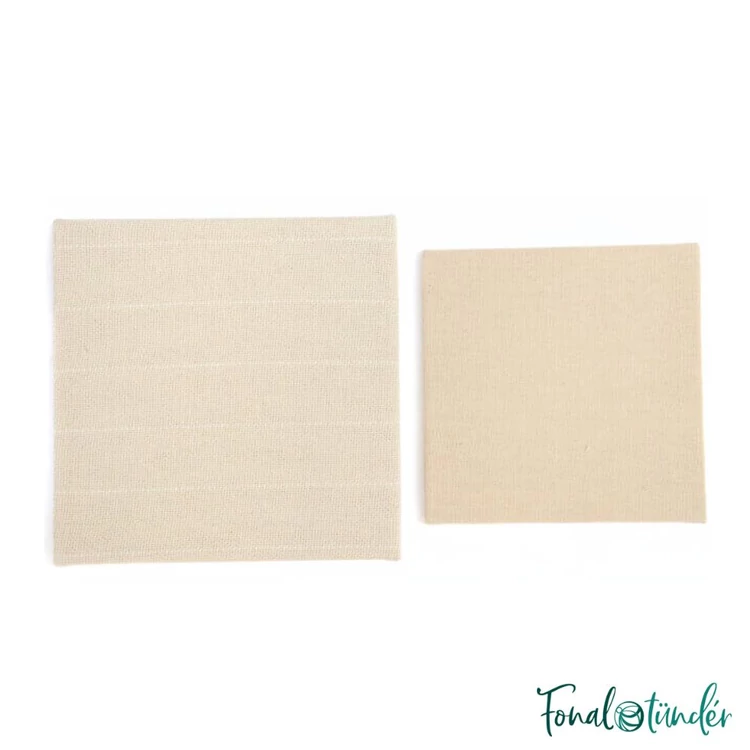 KnitPro Punch Needle Frame set - feszített vászon keret punch needle technikához - 20-25cm - 06