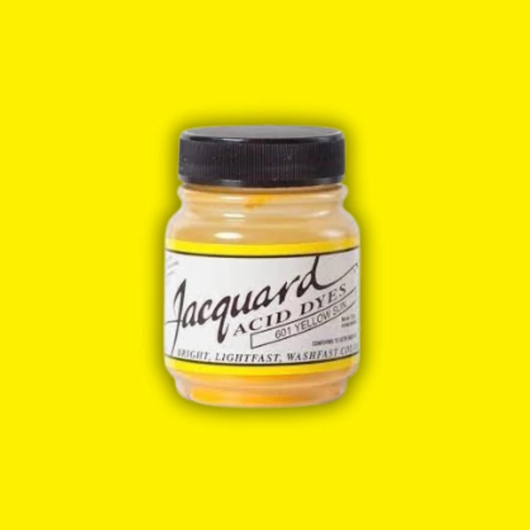 Jacquard Acid dye - 601 Sun Yellow - napsárga textil és fonal festék
