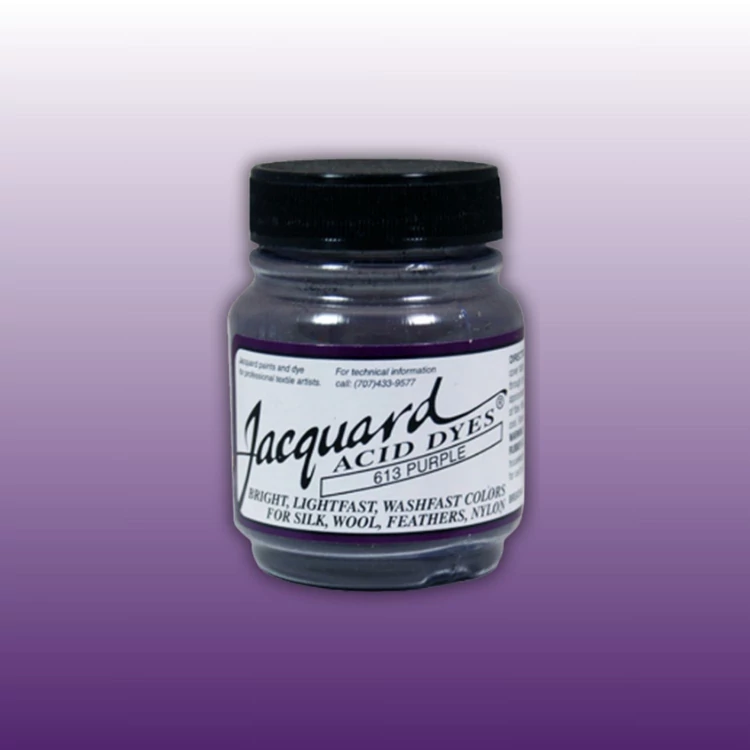 Jacquard Acid dye - 613 Purple - mély lila textil és fonal festék