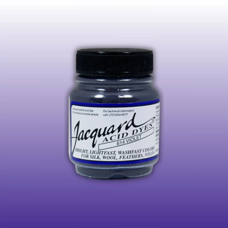 Jacquard Acid dye - 614 Violet- mély kékes lila textil és fonal festék