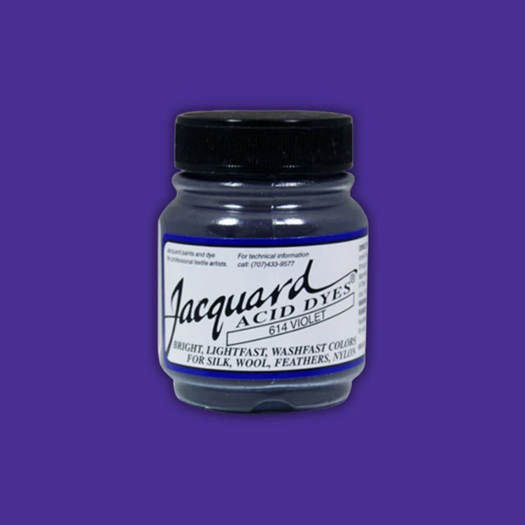 Jacquard Acid dye - 614 Violet- mély kékes lila textil és fonal festék