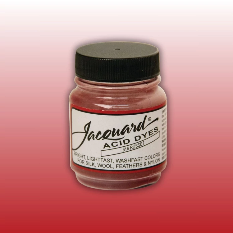 Jacquard Acid dye - 616 Russet - barnás vörös textil és fonal festék