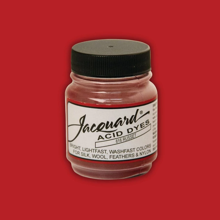 Jacquard Acid dye - 616 Russet - barnás vörös textil és fonal festék