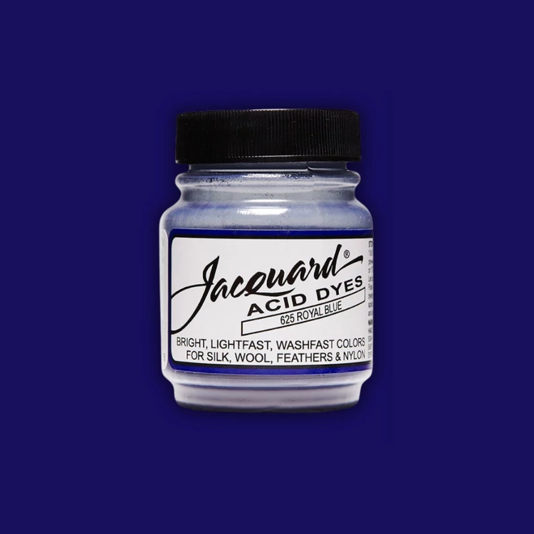 Jacquard Acid dye - 625 Royal Blue - mélykék és fonal festék