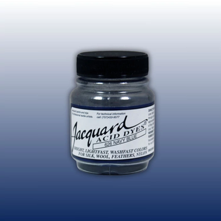 Jacquard Acid dye - 626 Navy Blue - sötét tengerész kék textil és fonal festék