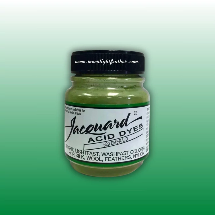 Jacquard Acid dye - 629 Emerald green - smaragdzöld textil és fonal festék