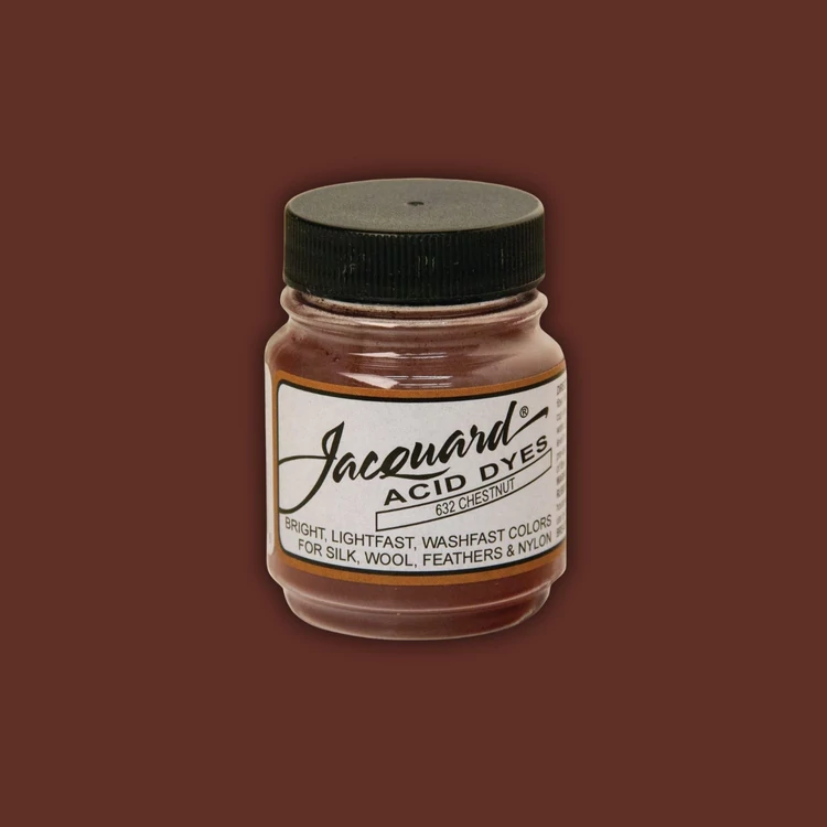 Jacquard Acid dye - 632 Chestnut - gesztenyebarna textil és fonal festék