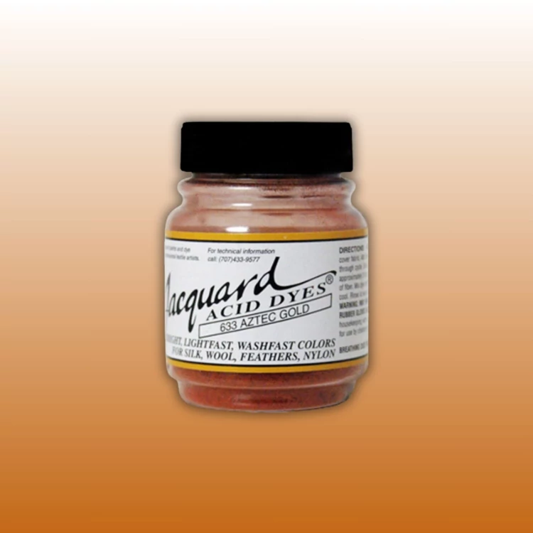 Jacquard Acid dye - 633 - aranybarna textil és fonal festék - 14 gramm