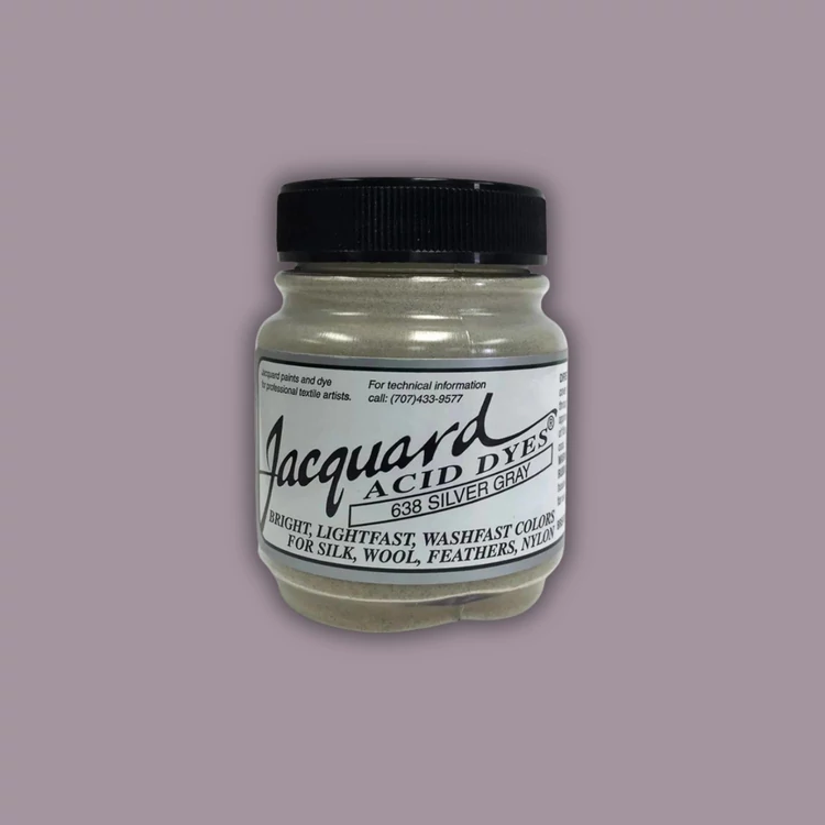 Jacquard Acid dye - 638 Silver Grey - ezüstszürke textil és fonal festék