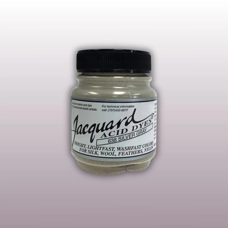 Jacquard Acid dye - 638 Silver Grey - ezüstszürke textil és fonal festék
