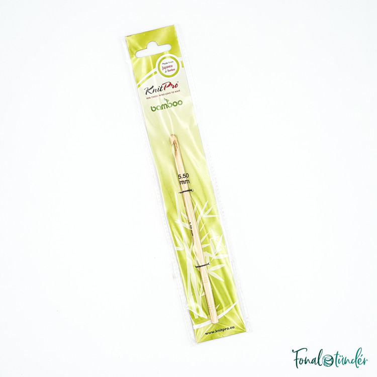 KnitPro Bamboo - bambusz horgolótű - 5.5 mm