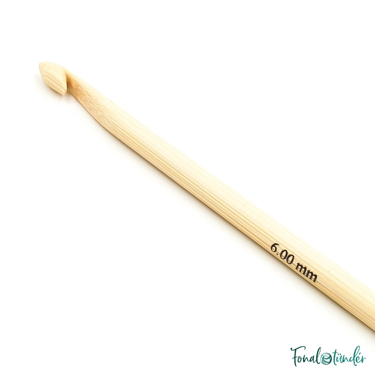 KnitPro Bamboo - bambusz horgolótű - 6mm