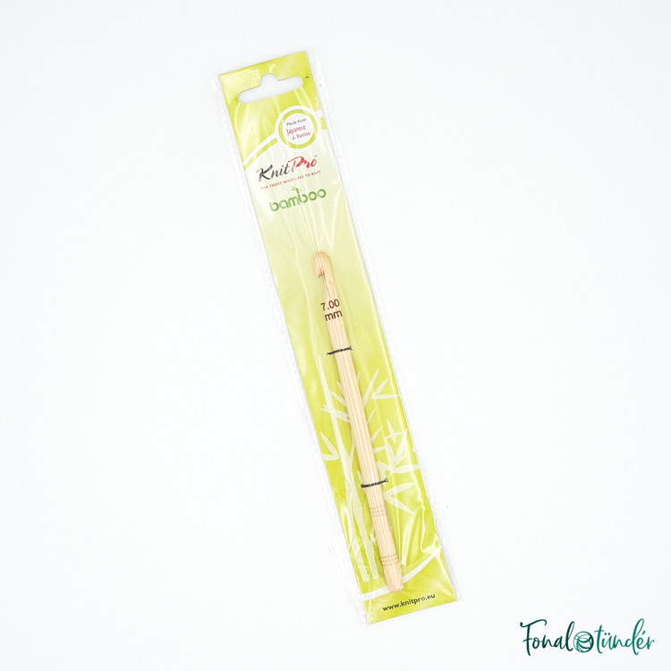 KnitPro Bamboo - bambusz horgolótű - 7mm