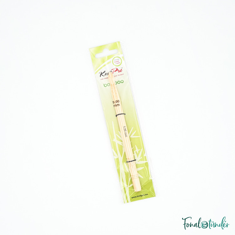KnitPro Bamboo - bambusz horgolótű - 9mm