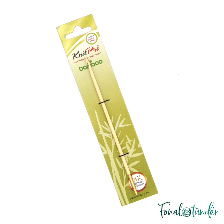 KnitPro Bamboo - tuniszi horgolótű - 5mm