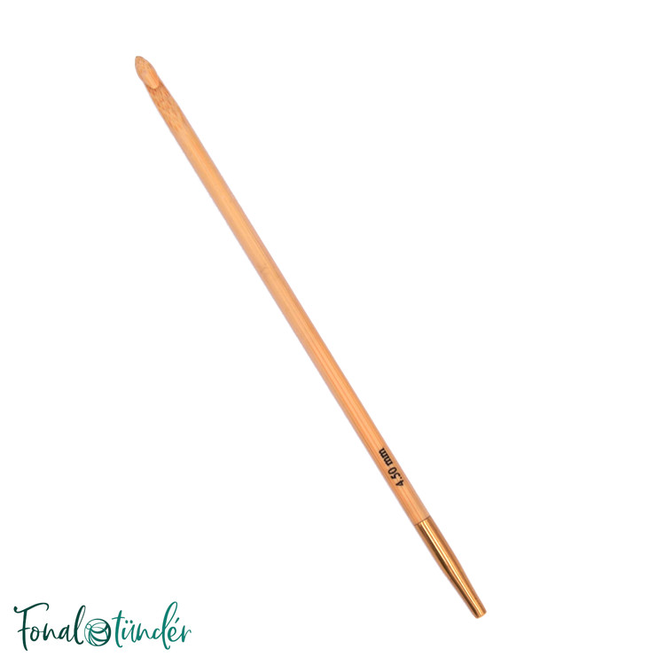 KnitPro Bamboo - tuniszi horgolótű - 4.5mm