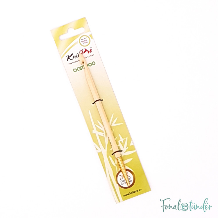 KnitPro Bamboo - tuniszi horgolótű - 6mm