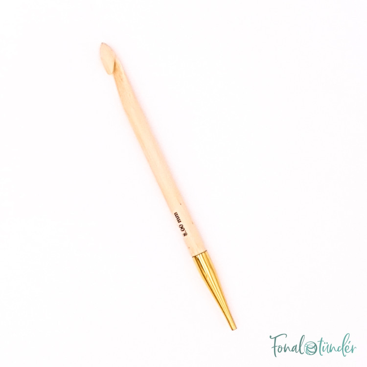 KnitPro Bamboo - tuniszi horgolótű - 8mm