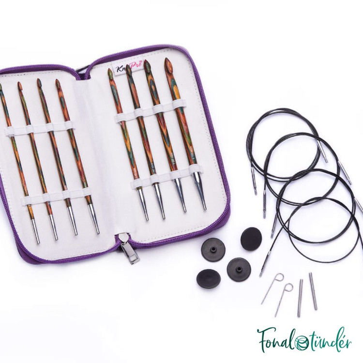 KnitPro Symfonie Set - tuniszi horgolótű készlet